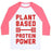 Virgin Teez  Baseball Tee Unisex Classic Baseball Tee / x-small / White/Neon Pink PLANT BASED PROTEIN POWER UNISEX CLASSIC BASEBALL TEE