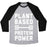 Virgin Teez  Baseball Tee Unisex Tri-Blend Baseball Tee / small / Athletic Gray / Black PLANT BASED PROTEIN POWER UNISEX TRI-BLEND BASEBALL TEE