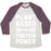 Virgin Teez  Baseball Tee Unisex Tri-Blend Baseball Tee / small / Oatmeal / Maroon PLANT BASED PROTEIN POWER UNISEX TRI-BLEND BASEBALL TEE