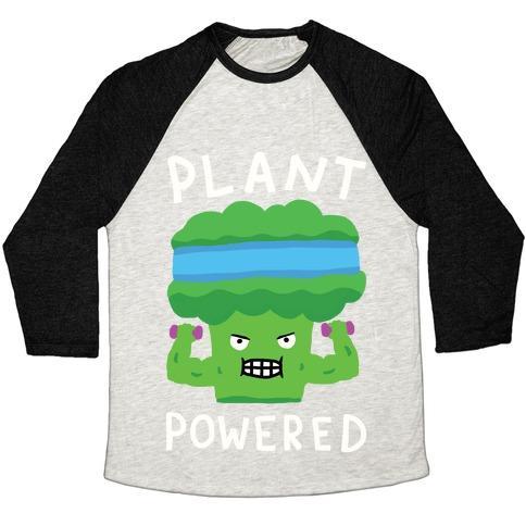 Virgin Teez  Baseball Tee Unisex Tri-Blend Baseball Tee / small / Oatmeal / Black PLANT POWERED UNISEX TRI-BLEND BASEBALL TEE