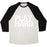 PLAY HARD (WHITE FONT) UNISEX TRI-BLEND BASEBALL TEE