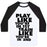 Virgin Teez  Baseball Tee Unisex Classic Baseball Tee / x-small / White/Black PLAY LIKE YOU'RE IN 1ST, TRAIN LIKE YOU'RE IN 2ND UNISEX CLASSIC BASEBALL TEE