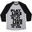 Virgin Teez  Baseball Tee Unisex Tri-Blend Baseball Tee / small / Athletic Gray / Black PLAY LIKE YOU'RE IN 1ST, TRAIN LIKE YOU'RE IN 2ND UNISEX TRI-BLEND BASEBALL TEE