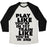 Virgin Teez  Baseball Tee Unisex Tri-Blend Baseball Tee / small / Oatmeal / Black PLAY LIKE YOU'RE IN 1ST, TRAIN LIKE YOU'RE IN 2ND UNISEX TRI-BLEND BASEBALL TEE