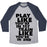 Virgin Teez  Baseball Tee Unisex Tri-Blend Baseball Tee / small / Athletic Gray / Navy PLAY LIKE YOU'RE IN 1ST, TRAIN LIKE YOU'RE IN 2ND UNISEX TRI-BLEND BASEBALL TEE