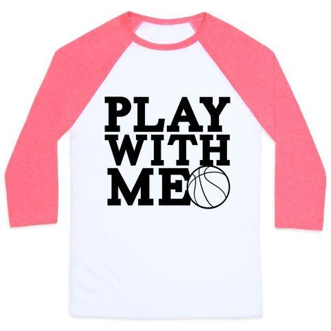 Virgin Teez  Baseball Tee Unisex Classic Baseball Tee / x-small / White/Neon Pink PLAY TOGETHER UNISEX CLASSIC BASEBALL TEE
