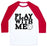 Virgin Teez  Baseball Tee Unisex Classic Baseball Tee / x-small / White/Red PLAY TOGETHER UNISEX CLASSIC BASEBALL TEE