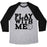 Virgin Teez  Baseball Tee Unisex Tri-Blend Baseball Tee / small / Athletic Gray / Black PLAY TOGETHER UNISEX TRI-BLEND BASEBALL TEE