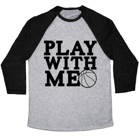 Virgin Teez  Baseball Tee Unisex Tri-Blend Baseball Tee / small / Athletic Gray / Black PLAY TOGETHER UNISEX TRI-BLEND BASEBALL TEE