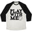 Virgin Teez  Baseball Tee Unisex Tri-Blend Baseball Tee / small / Oatmeal / Black PLAY TOGETHER UNISEX TRI-BLEND BASEBALL TEE