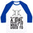 Virgin Teez  Baseball Tee Unisex Classic Baseball Tee / x-small / White/Blue PLAYING LIKE A GIRL DOESN'T MEAN WHAT IT USED TO UNISEX CLASSIC BASEBALL TEE