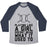 Virgin Teez  Baseball Tee Unisex Tri-Blend Baseball Tee / small / Athletic Gray / Navy PLAYING LIKE A GIRL DOESN'T MEAN WHAT IT USED TO UNISEX TRI-BLEND BASEBALL TEE
