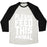 Virgin Teez  Baseball Tee Unisex Tri-Blend Baseball Tee / small / Oatmeal / Black PLEASE FEED THIS ANIMAL UNISEX TRI-BLEND BASEBALL TEE