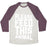 Virgin Teez  Baseball Tee Unisex Tri-Blend Baseball Tee / small / Oatmeal / Maroon PLEASE FEED THIS ANIMAL UNISEX TRI-BLEND BASEBALL TEE