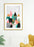 LUVD Framed Art Prints Pretty Mountains  Frame