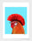 LUVD Framed Art Prints PUNK COCK Frame