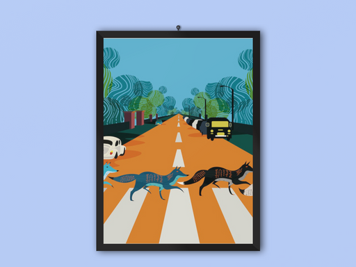 Abbey Road Foxes London Frame