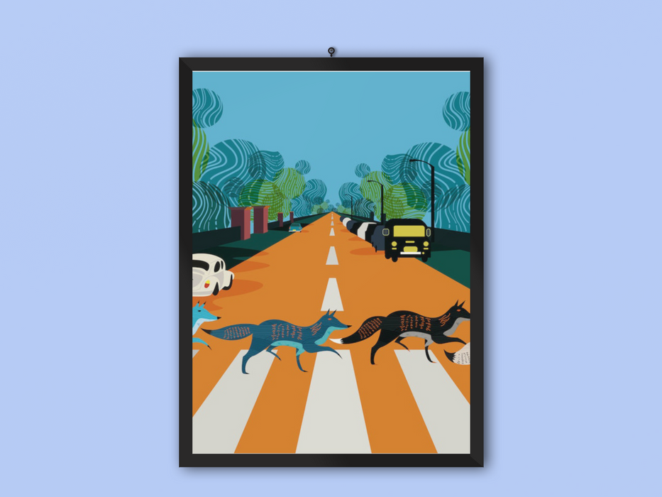 Abbey Road Foxes London Frame