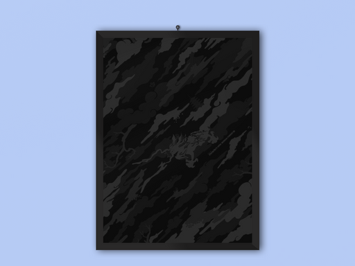 Alpine Black Retro Frame