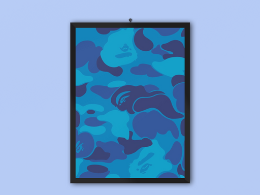 Alpine Blue Retro Frame