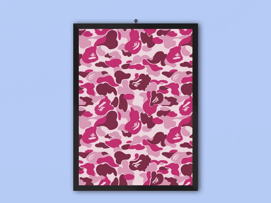 Alpine Pink Pattern Frame