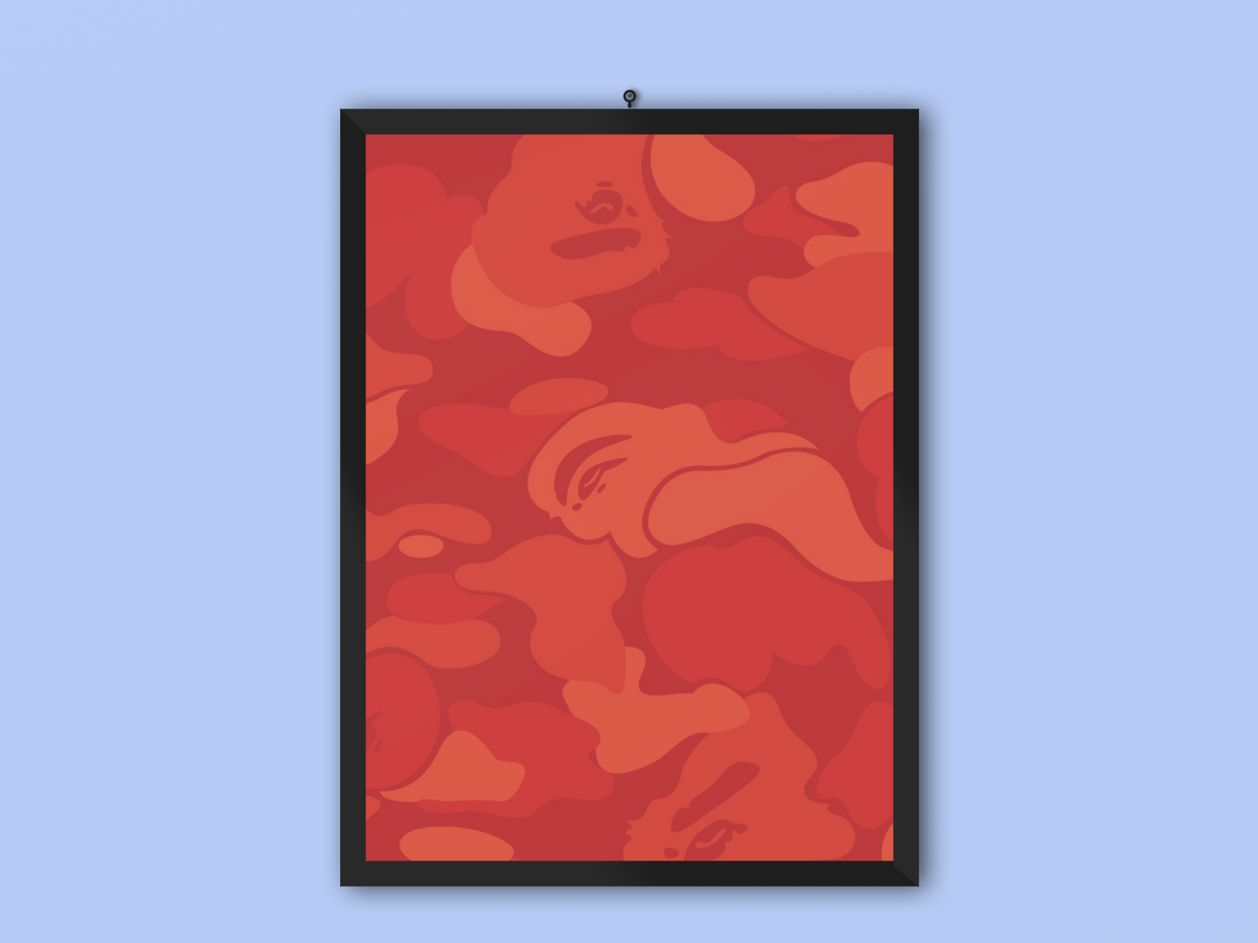 Alpine Red Retro Frame