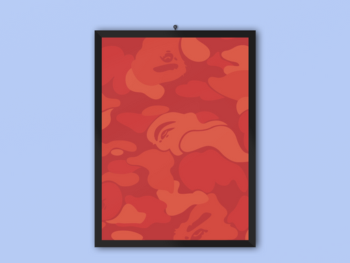 Alpine Red Retro Frame