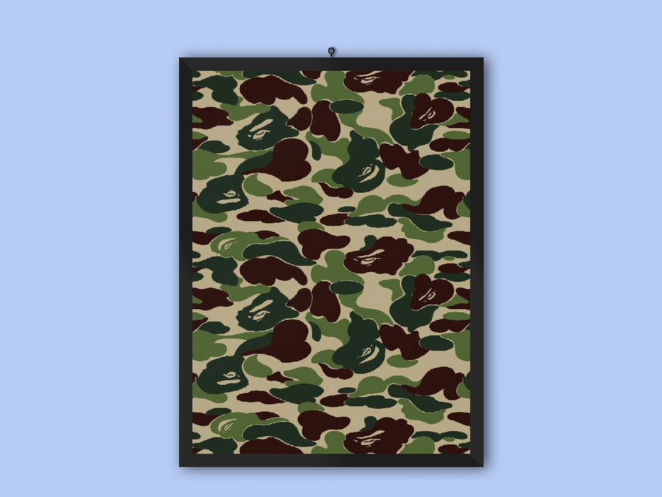 Army Dots Pattern Frame