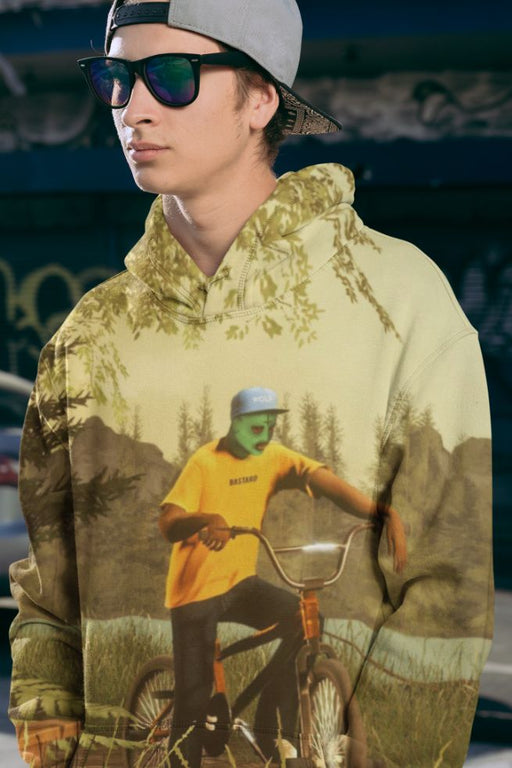 Art Relief Men Sublimation Hoodie