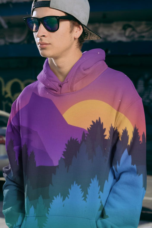 Awe Scene Men Sublimation Hoodie