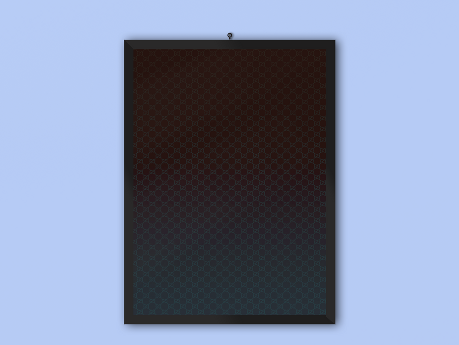 Blue Brand pattern Frame