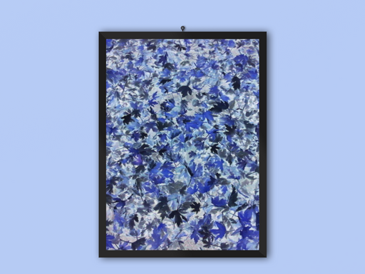 Blue Leafs Frame