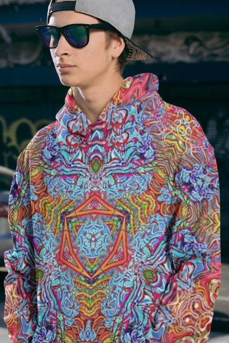 Charybdoscibin Men Sublimation Hoodie