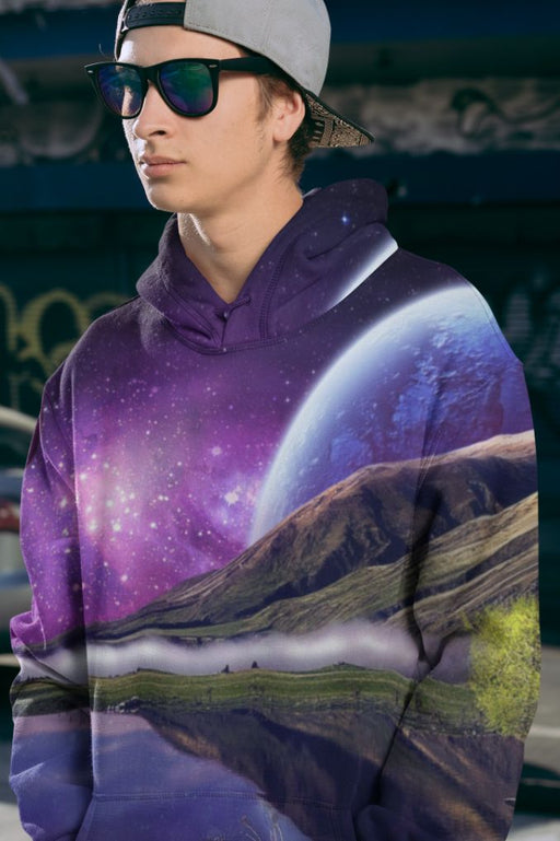 Colored Nature Men Sublimation Hoodie