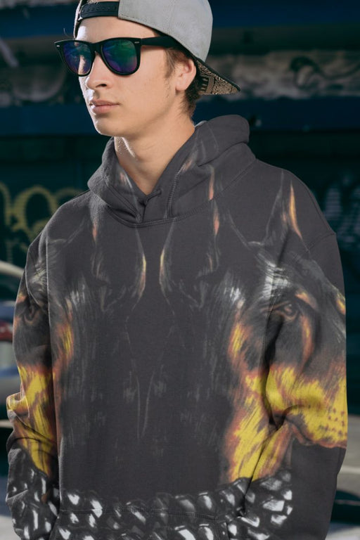 Dog Art (1) Men Sublimation Hoodie