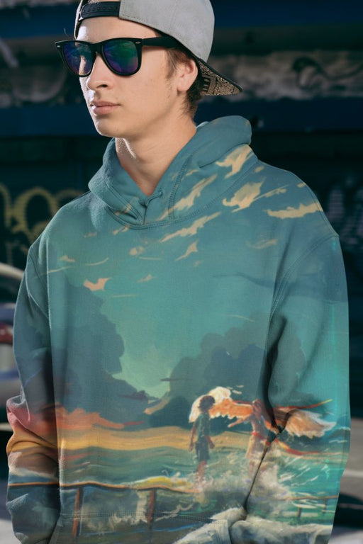 Dog Art (2) Men Sublimation Hoodie