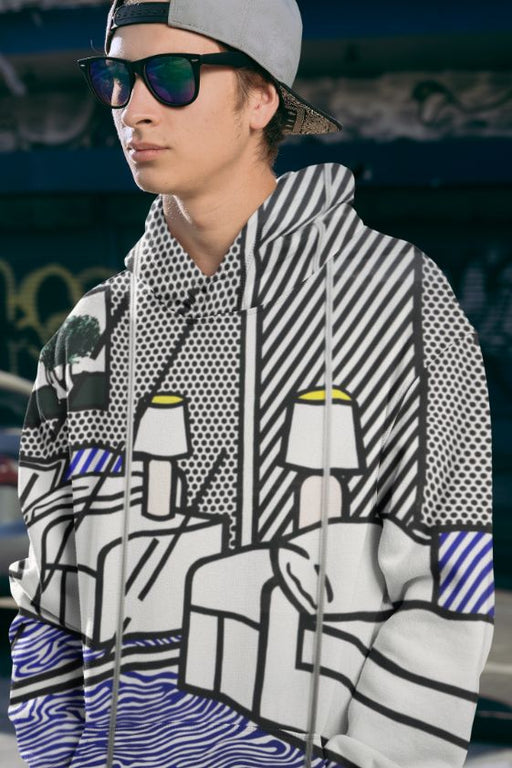Drawing Room Pop Art (1) Men Sublimation Hoodie