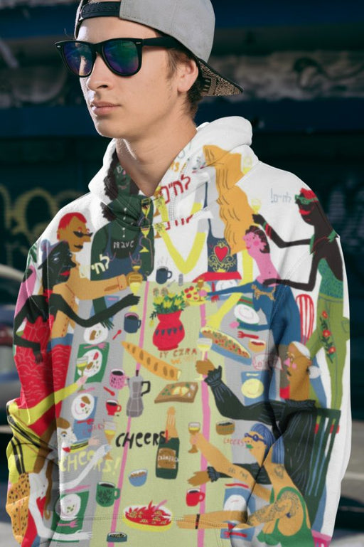 Family Dinner Men Sublimation Hoodie