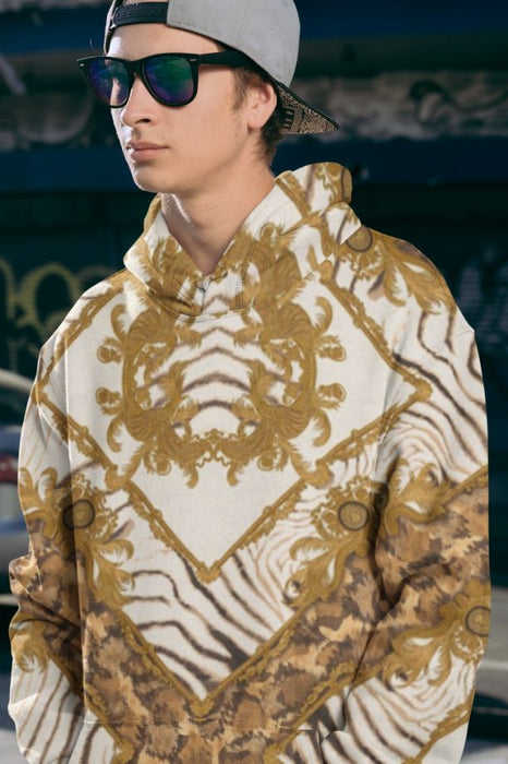 Famous Pattern Men Sublimation Hoodie