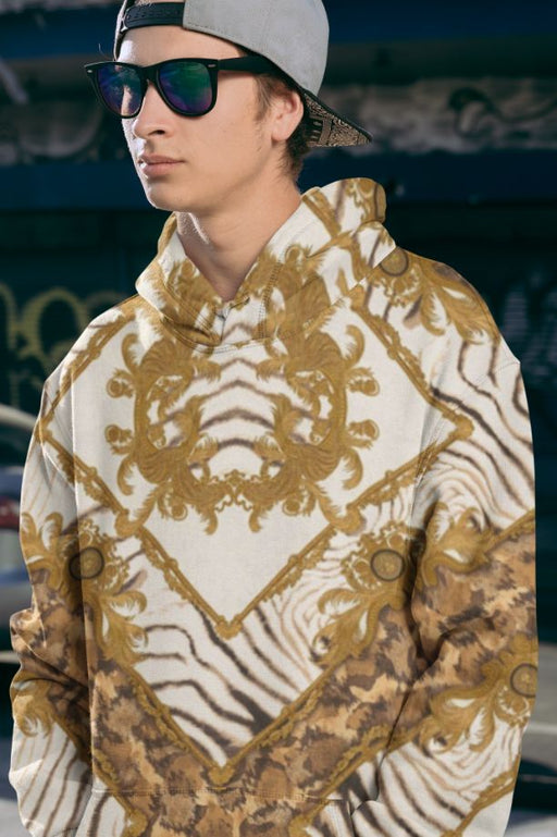 Famous Pattern Men Sublimation Hoodie