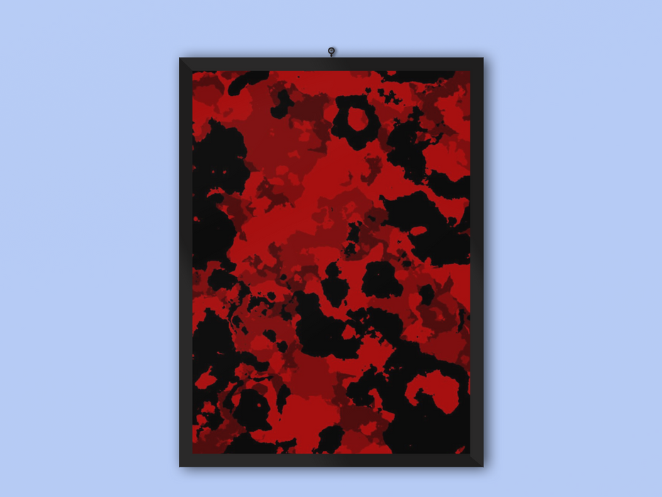 Fire Abstract Design Frame