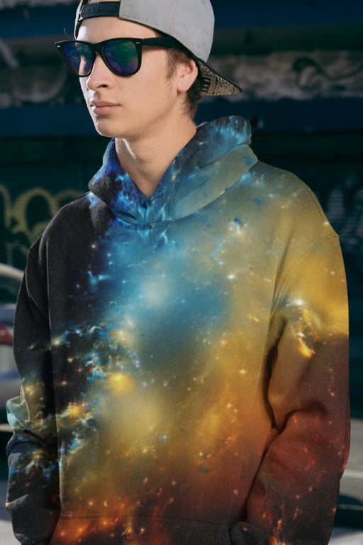 Galaxy Star (1) Men Sublimation Hoodie