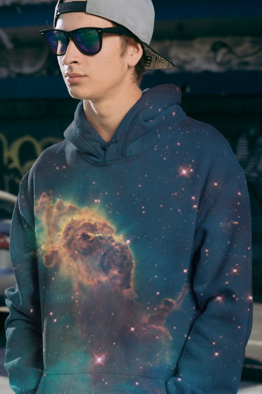 Galaxy in the sky (2) Men Sublimation Hoodie