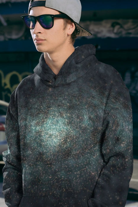 Galaxy in the sky Men Sublimation Hoodie