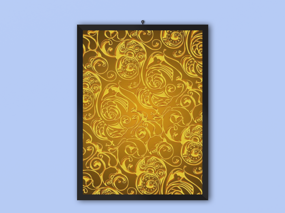 Gold Pattern Frame