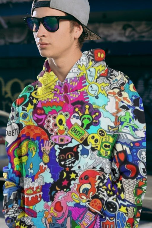 Gorilla Radio Men Sublimation Hoodie