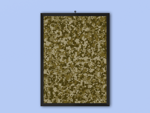Green Camofludge Frame