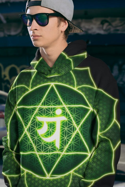 Heart Chakra Men Sublimation Hoodie