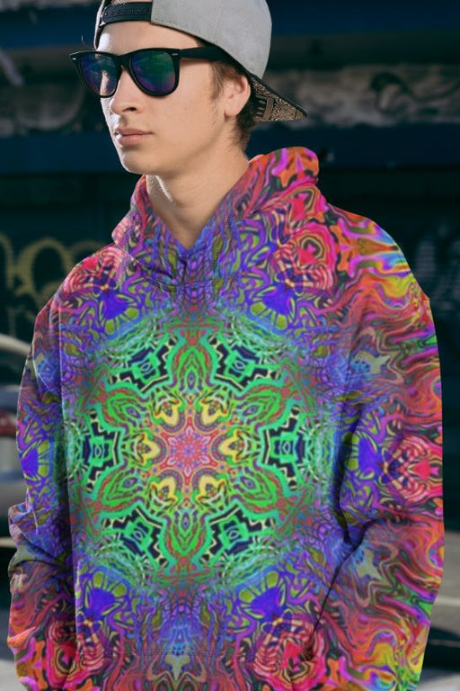 Kaleidiae Men Sublimation Hoodie