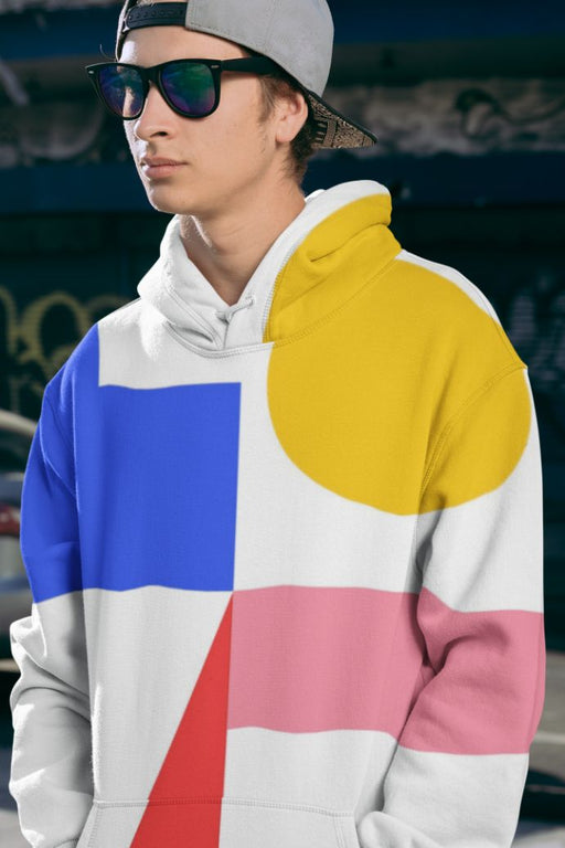 Love Typography Men Sublimation Hoodie